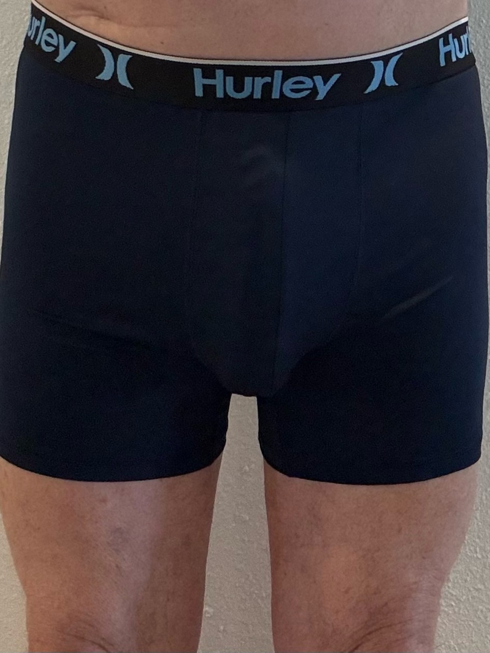 Hurley Navy Boxer Briefs with Black Logo Waistband
